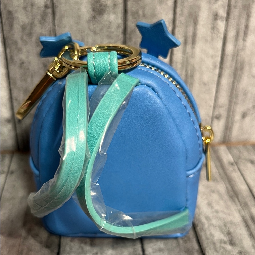 Loungefly MINI BAG CHARM Backpack Blue Rainbow Brite 🌈 - Picture 3 of 3